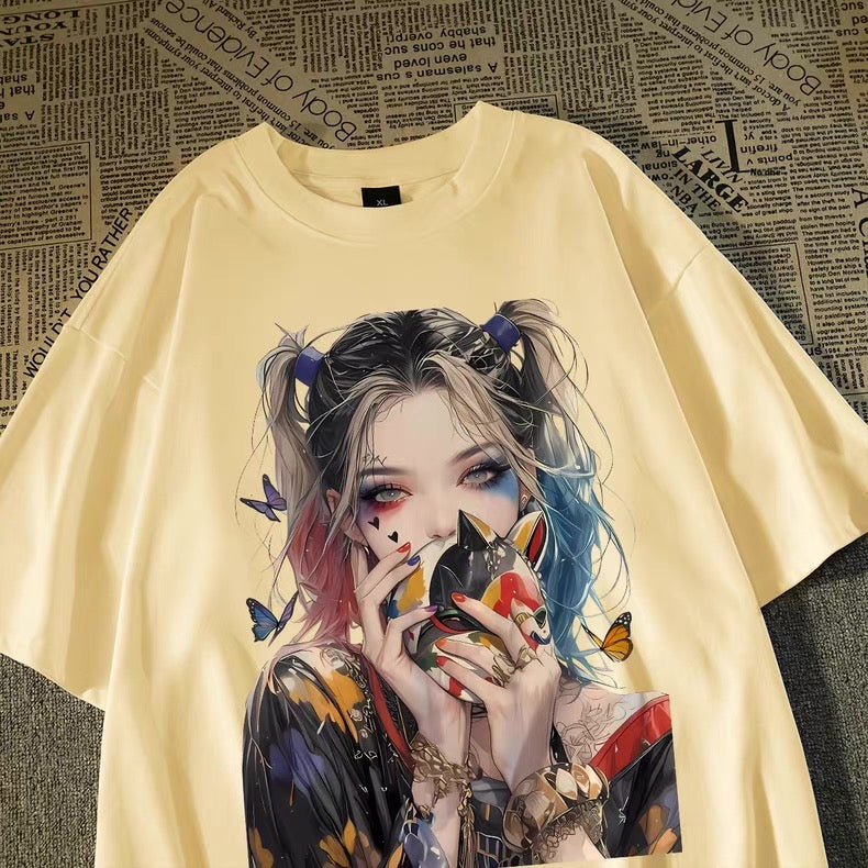Women's Anime Graphic Tee Oversized T-Shirt | Parcel Theory Canada