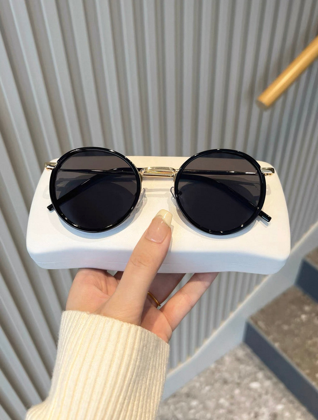 Lunettes de soleil rondes rétro avec protection UV | Canada