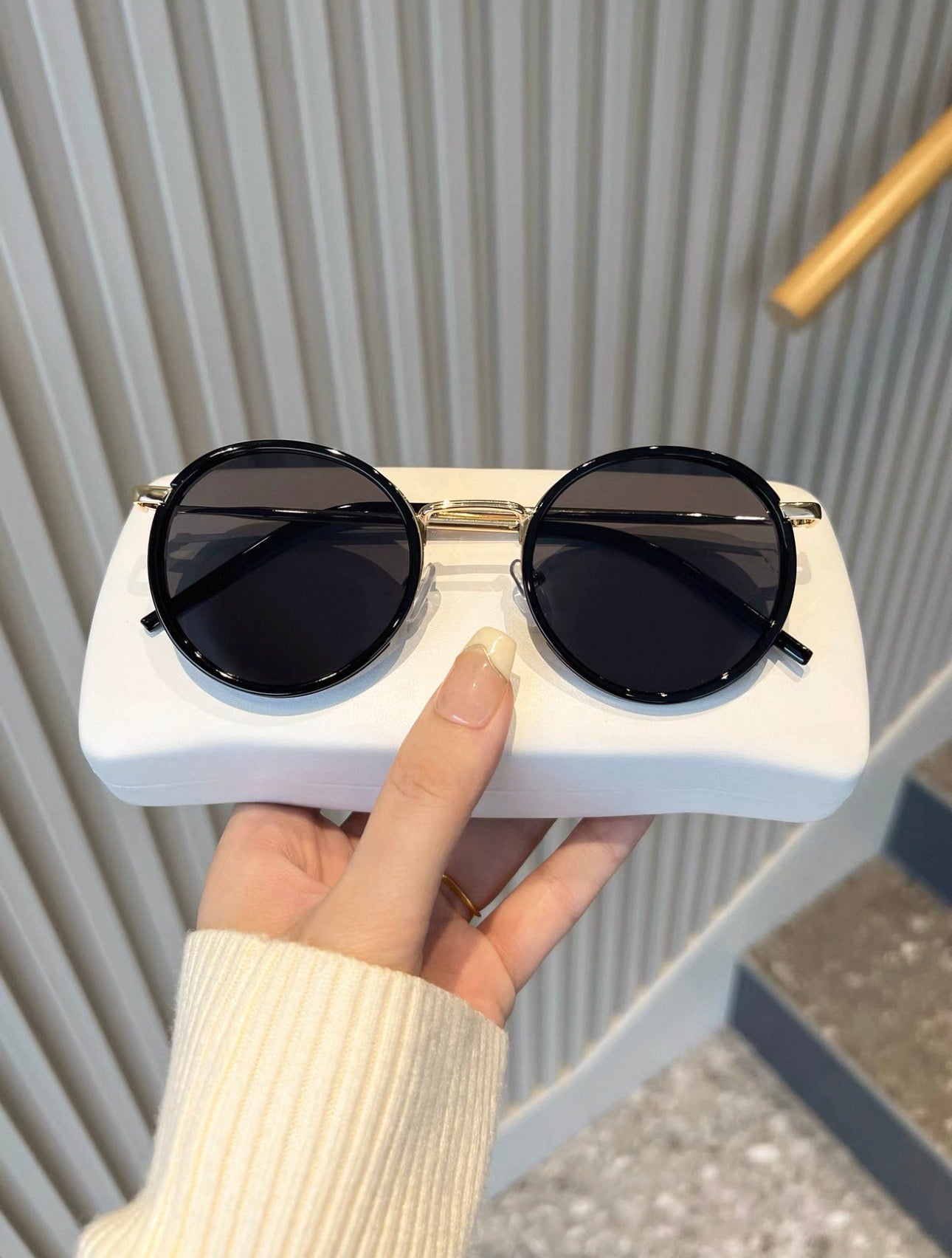 Lunettes de soleil rondes rétro avec protection UV | Canada