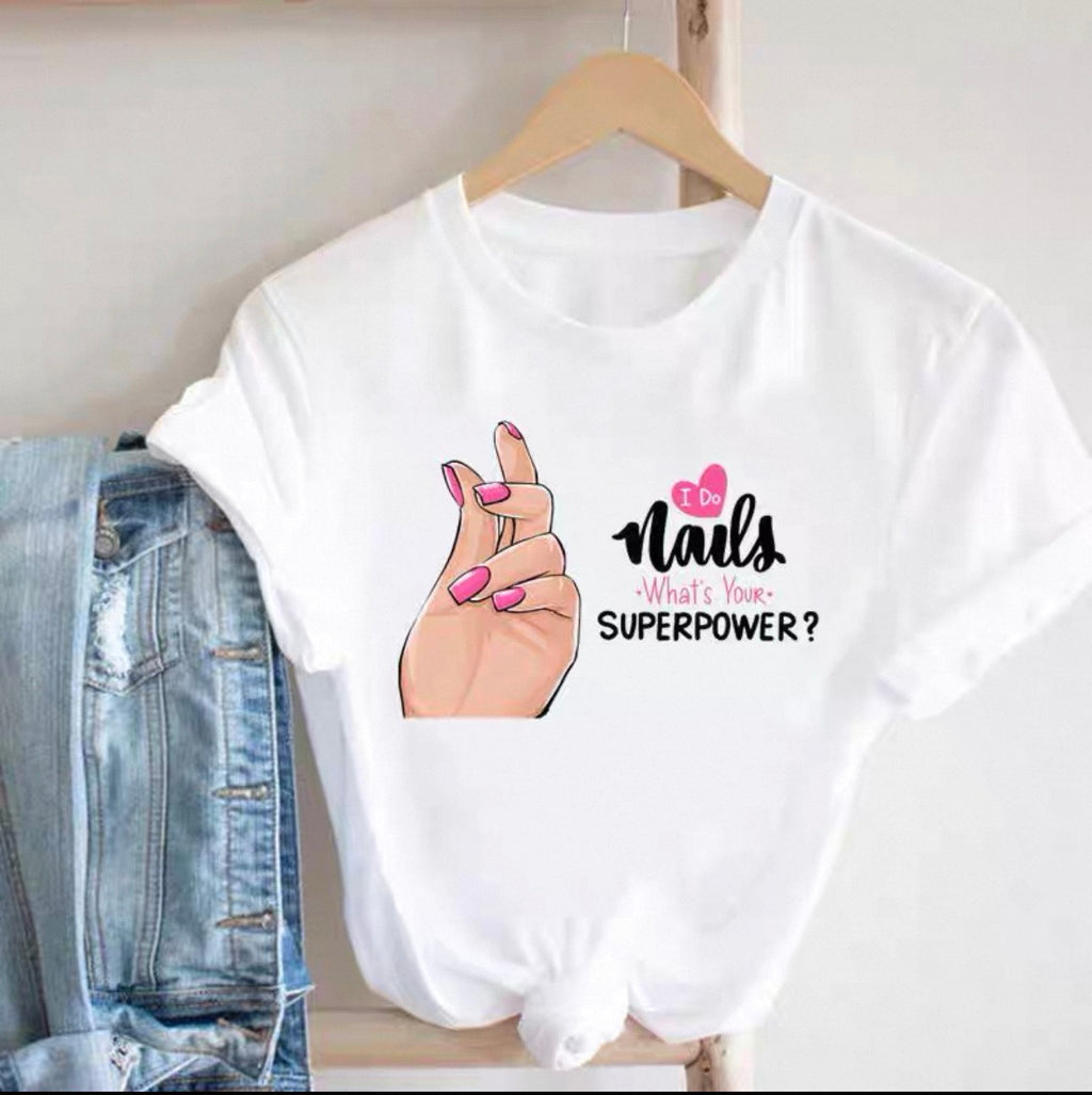 Graphic Tees for Women Canada | Lash & Beauty Print T-Shirts
