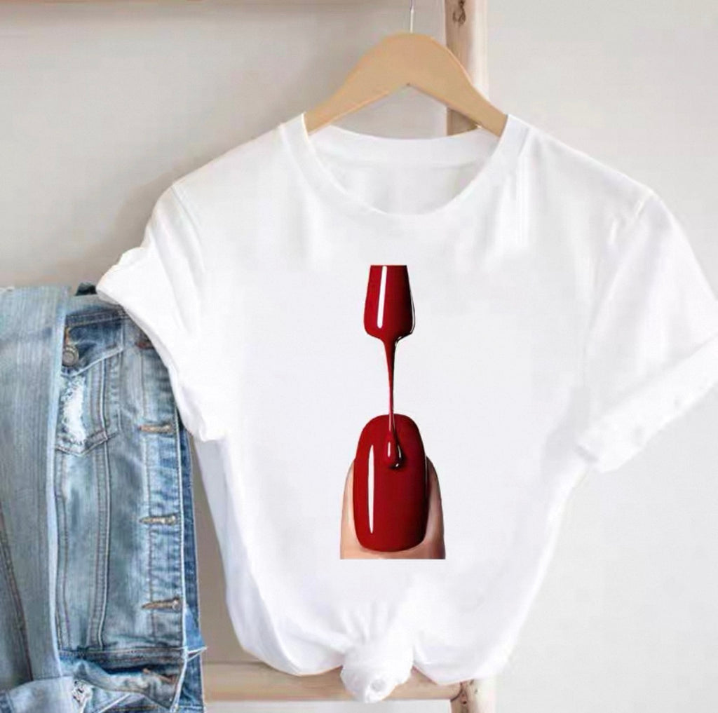 Graphic Tees for Women Canada | Lash & Beauty Print T-Shirts
