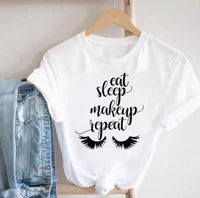 Graphic Tees for Women Canada | Lash & Beauty Print T-Shirts