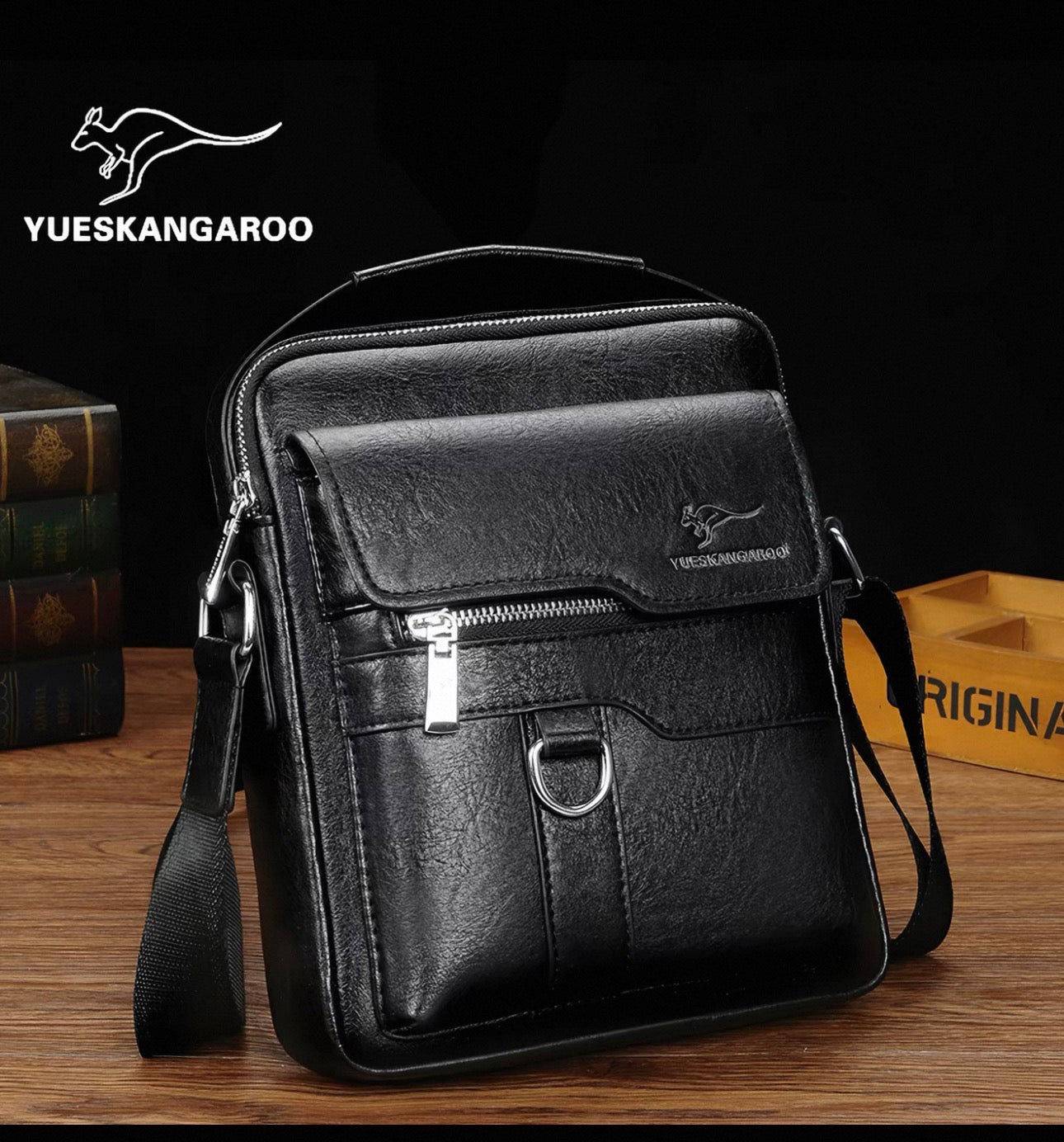 Sac à bandoulière en cuir pour homme Canada | Sac messager bandoulière