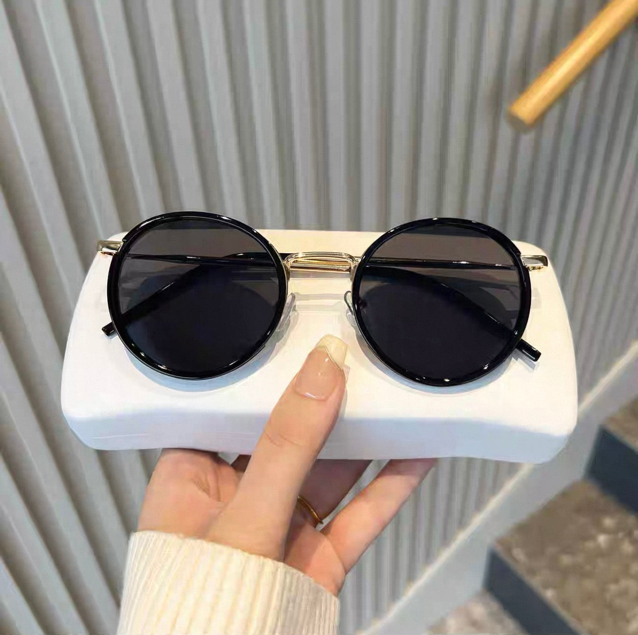 Lunettes de soleil rondes rétro avec protection UV | Canada