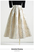 White lace skirt on a white background