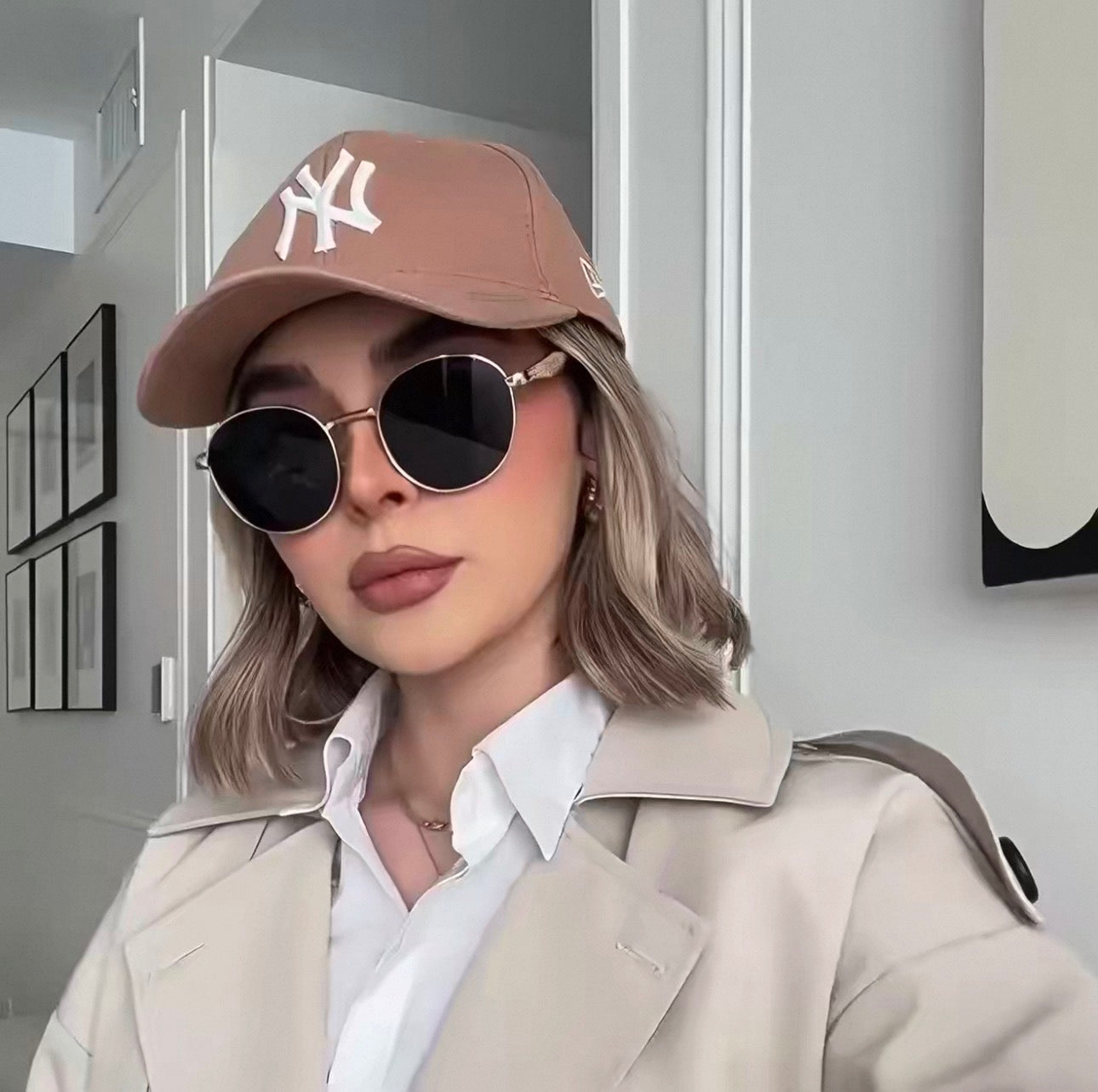 Round Frame Sunglasses for Women, Retro European and American Style, Round Frame Sunglasses for Men, Street Style Trendy Glasses ins - intro
