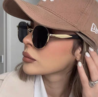 Round Frame Sunglasses for Women, Retro European and American Style, Round Frame Sunglasses for Men, Street Style Trendy Glasses ins - main