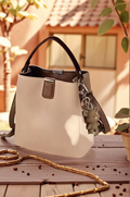 Sac à main seau pour femme Canada - Design bicolore
